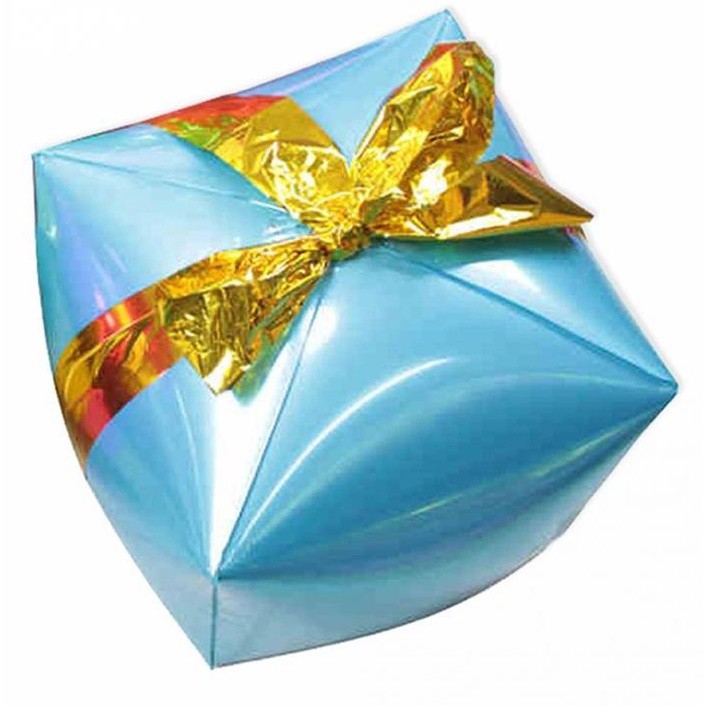 1pcs Gift Box cube foil balloons Christmas party decorations party balloons wedding balloons(309L) - Image 3