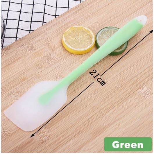 1PCS Silicone Scraper Cream Scraper Cake Scraper Baking Tool Semi Transparent Handle High Temperature Resistant (2440L) - Image 7