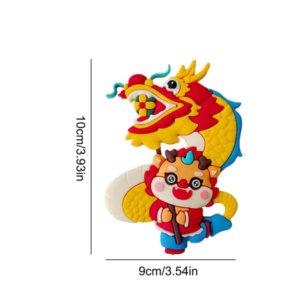 Stereoscopic Dragon Soft Rubber New Year Cake Topper Party Supplies Winter Festival Cake Plugin龙在天软胶蛋糕摆件(471L) - Image 10