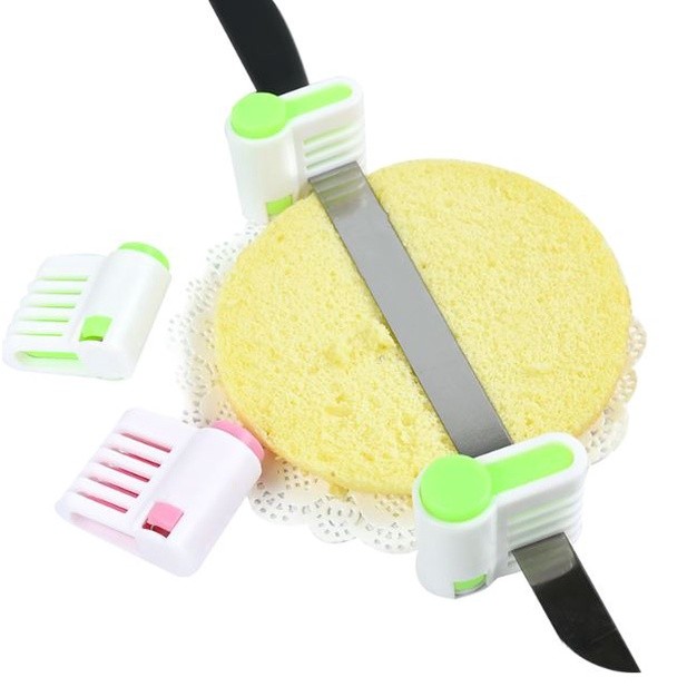 2pcs/set of Baking Tools Baking Accessories Cake Tool Cake Slicer Bread Cake Slice Toast Slice Layering Auxiliary(2350L) - Image 3