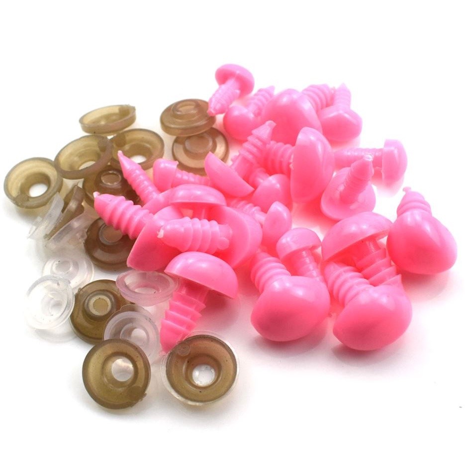 10PCS12*14mm Plastic Triangle Noses Velvet Nose Doll Craft Button Bear Plush Toys Animal DIY Making Dolls(1459L) - Image 7