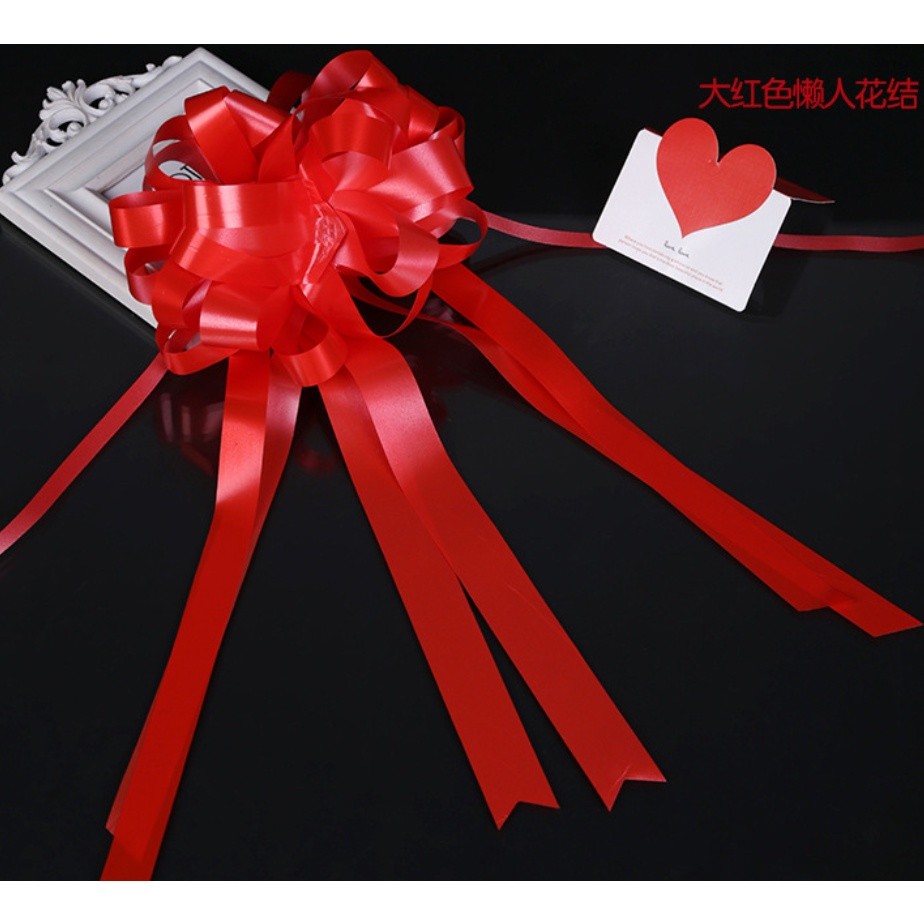 Gift Packing Pull Bow Ribbons Flower Ball Pull Ribbon Holiday Gift Christmas Wedding Decoration(236L) - Image 10