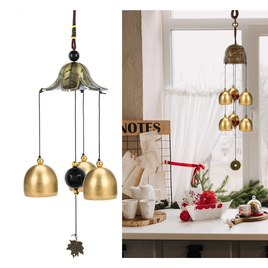 Mini Brass Bell Christmas Metal Pendant Door Bell Diy Craft Wind Chime Brass Bell Decorations Accessories黄铜迷你铃铛(2784L) - Image 7