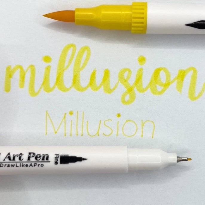 Millusion Edible Food Art Pen Cake Marker- Dual Nibs Edible Pen Cake Writing Halal Certified 烘焙食用色素笔(2614L) - Image 14