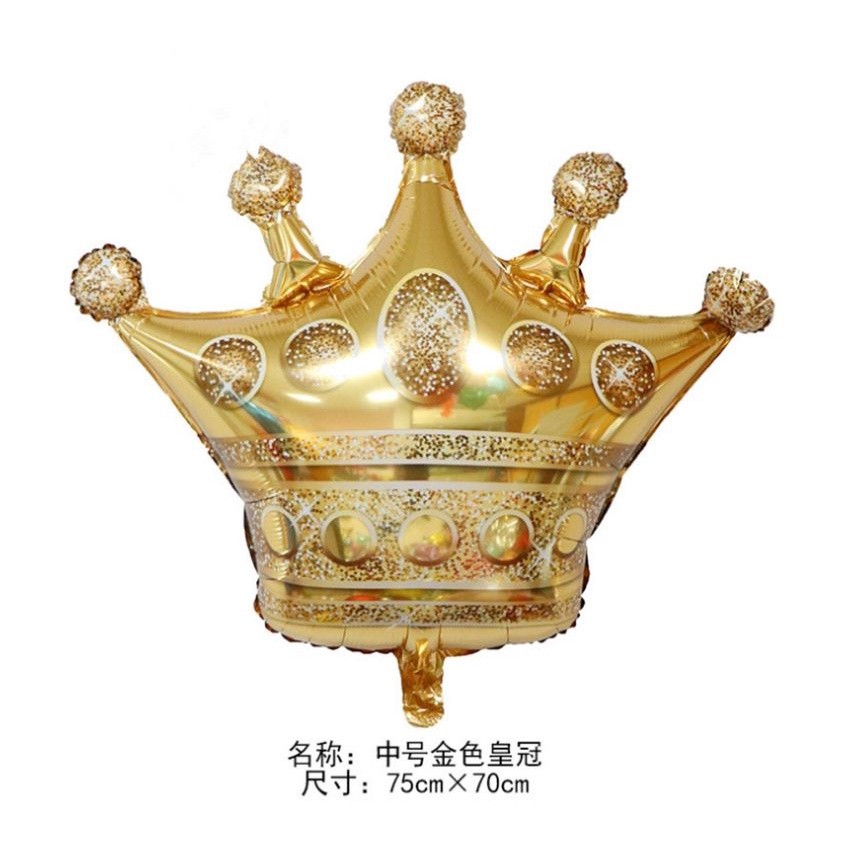 1pcs Gold Crown Aluminum Balloon Air Cheers Beer Mug Crown Foil Air Balloons(305L) - Image 3