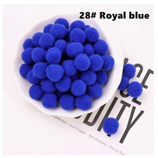25mm (12pcs/pack) DIY Fluffy Soft Pompom Plush Pom Poms Ball Macaron Pompones Handmade Sewing Craft Kids Toy (2135L) - Image 20
