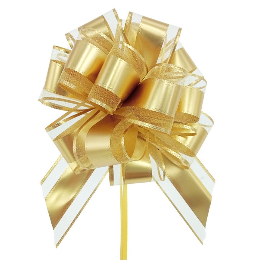 1pc 50# Flower Car Gifts Wedding Pull Bow Ribbons Wrap Packing Valentines Day Birthday 大号哑光金属色球花(2745L) - Image 20
