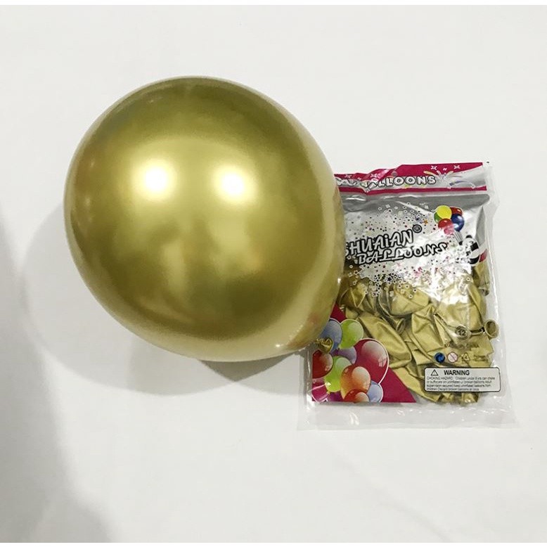 10Pcs 10 Inch Metallic Latex Balloons Thick Chrome Glossy Metal Pearl Balloon Globos for Party(1405L) - Image 8