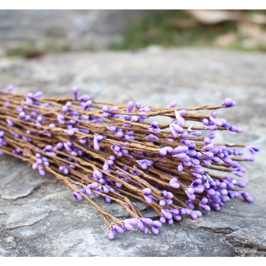 1pc 40cm Rattan Artificial Flower Wreath Small Berry Seed Berry Garland for DIY Banquet Wedding Party(857L) - Image 9