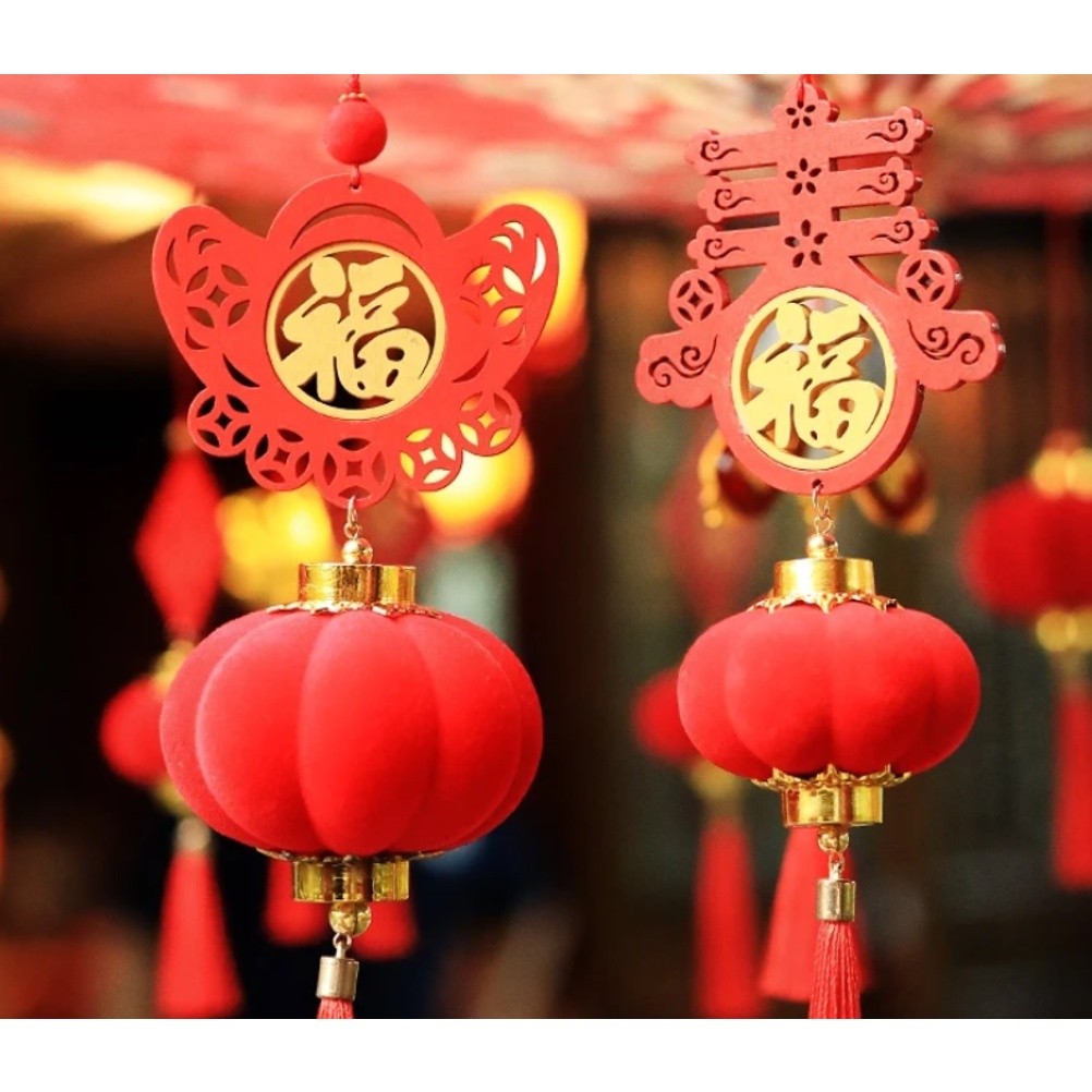 Spring Festival Lantern Pendant Chinese New Year Ornament Decoration Party Gift Bonsai Pendant 春節掛飾新年裝飾盆景掛件(2042) - Image 4