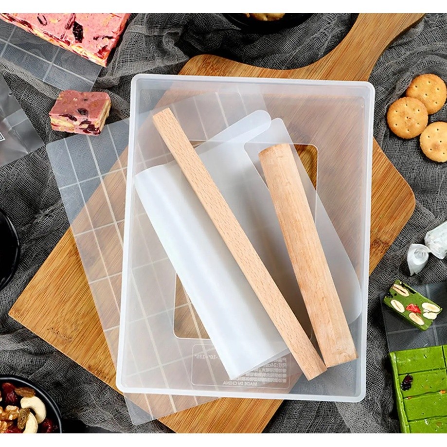 Nougat Dish Tools Set Handmade Snowflake Crisp Making Cutting Mold Plate Non-Stick Baking Diy Kitchen 雪花酥模具(2734L) - Image 5