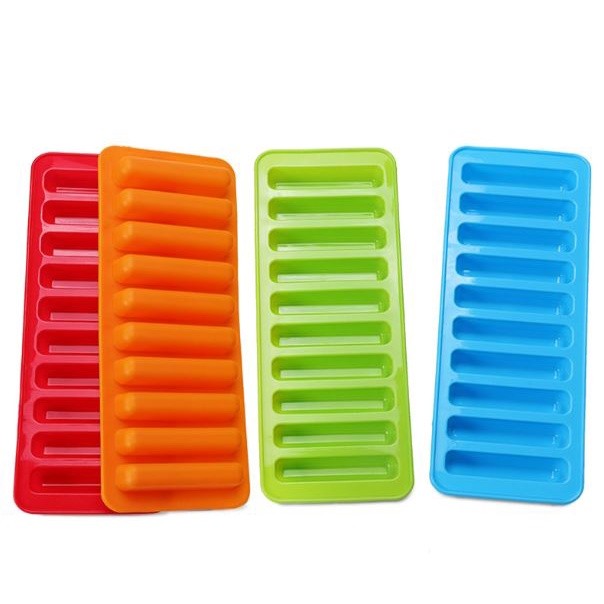 Homemade Kitchen Baking Ice Grid Abrasive 10 Long Strips Food Grade Silicone Finger Biscuit Mold Silicone Mold (2425L) - Image 4