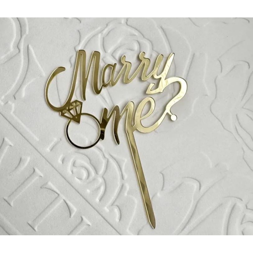 Wedding Acrylic Cake Topper Mr Mrs Wedding Decorations Acrylic Gold Cake Toppers Marriage Party Supplies (414L) - Image 15