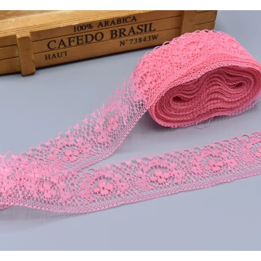 1yard 3.7cm high quality White lace ribbon/width 37mm, diy clothing, dress, jewelry and other accessories 镂空蕾丝花边 (475L) - Image 13