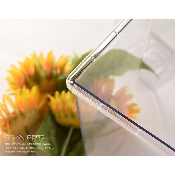 Transparent Square Circular PE Flower Basket potted Planter (2759L) - Image 6