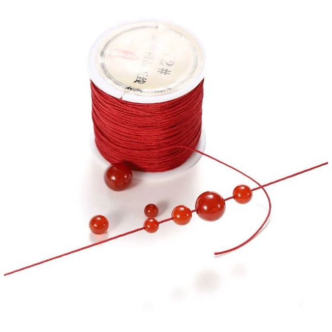1yard 0.8mm Nylon Thread Cord Chinese Knot Cord Bracelet Braided String For DIY Tassels Beading String Jewelry (2446L) - Image 3