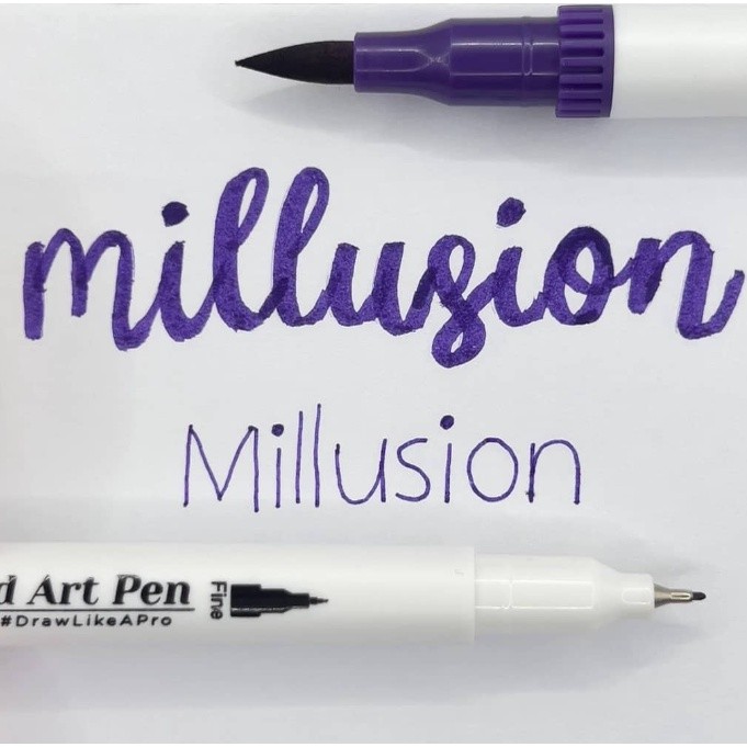 Millusion Edible Food Art Pen Cake Marker- Dual Nibs Edible Pen Cake Writing Halal Certified 烘焙食用色素笔(2614L) - Image 18