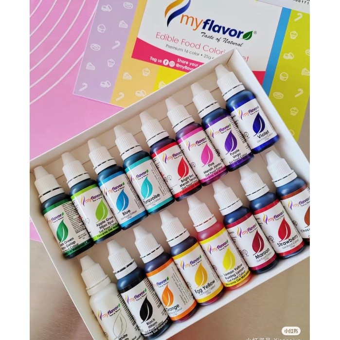 My Flavor Food Coloring Gel Based Edible Food Coloring HALAL 食用色素 (2636L) - Image 2