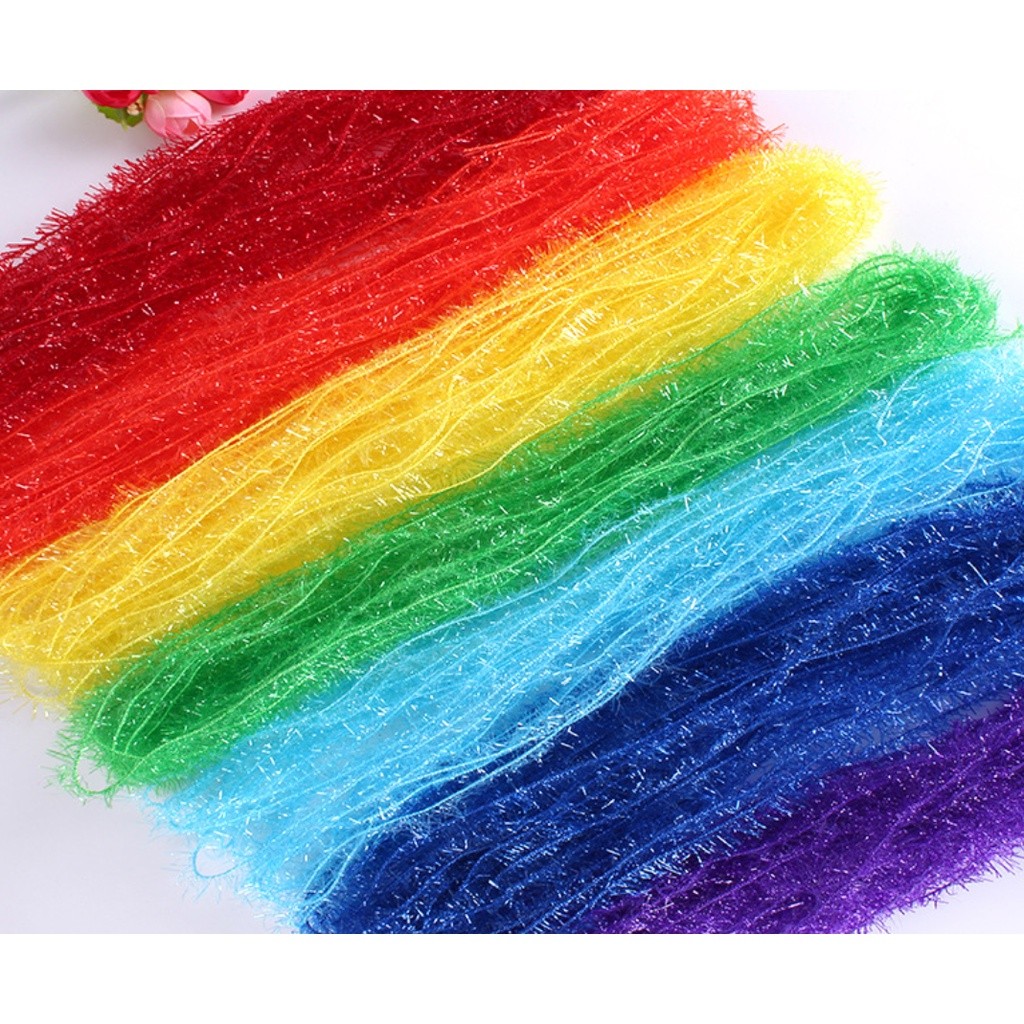 10g Wire Garland Tinsel Hanging Rattan Christmas Tree Ornament Decoration Xmas Wedding Birthday Party 纺织玻璃丝纱线 (1569L)