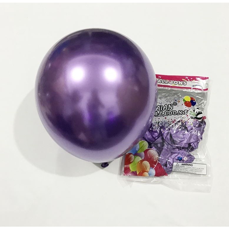 10Pcs 10 Inch Metallic Latex Balloons Thick Chrome Glossy Metal Pearl Balloon Globos for Party(1405L) - Image 15