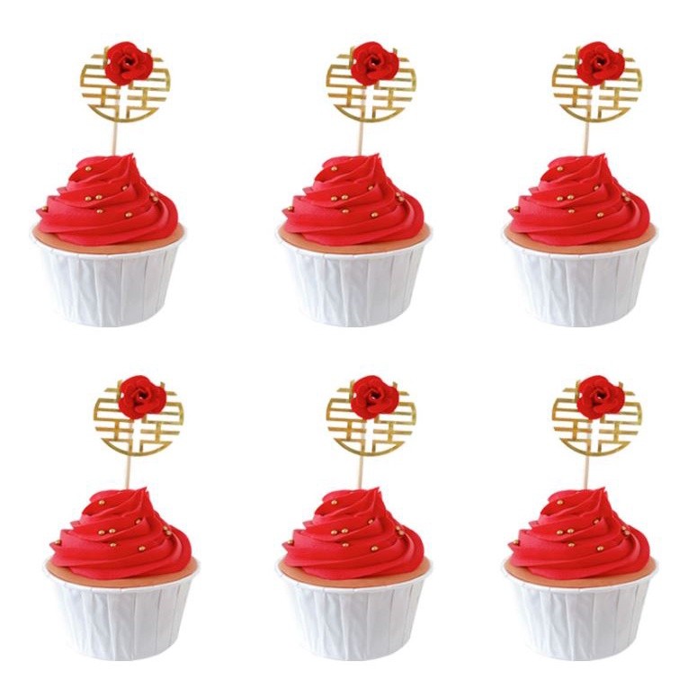 Chinese style birthday King Queen Acrylic Cake Topper Cartoon Girls Boy Happy Birthday Cake Topper(947L) - Image 16