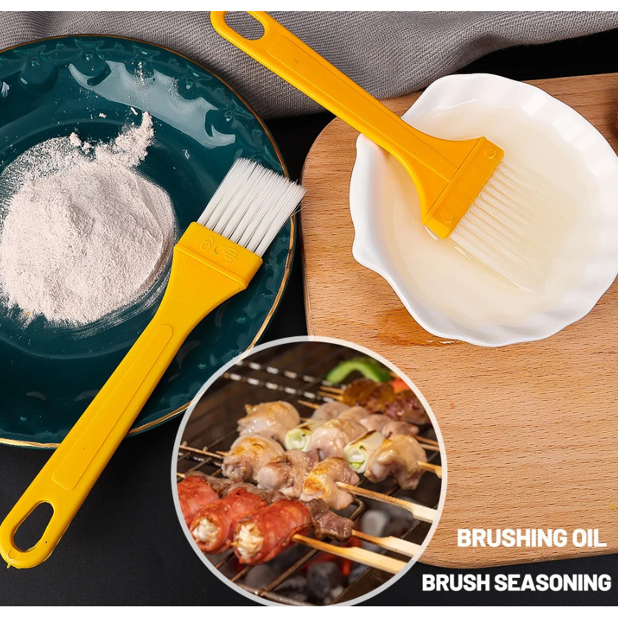 1pc Food Grade Heat Resisting Barbecue Brush Oil Cream BBQ Wool Brush Camping Baking Bakeware Pastry Cooking Tool(2265L) - Image 7
