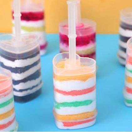 5/6pcs Pushable Cake Holders Dessert Baking Decoration Tool Set Push Cake Mold Cylinder Shaped Cake Pusher Pops (1491L) - Image 4