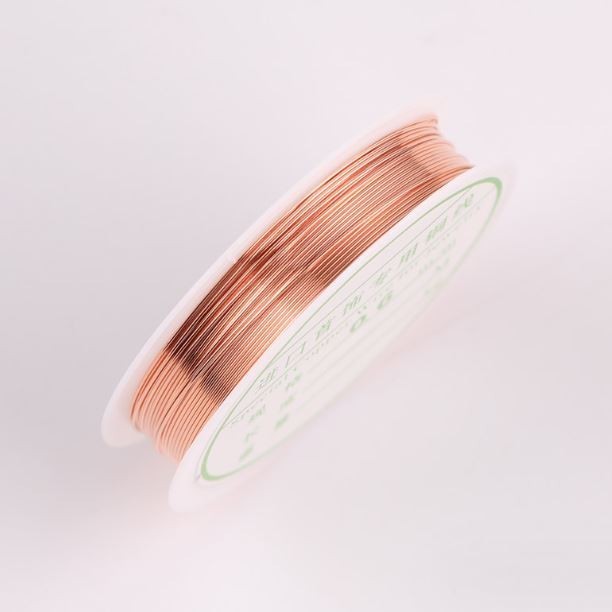 1 Roll (0.2/0.3/0.4/0.6/0.8mm) Alloy Wire Gold Copper Silver Color DIY Craft Beads Cord Copper Wires Beading Wire(1512L) - Image 10