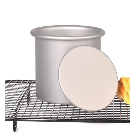 Round Aluminum Alloy Die Cake Mold Cake Tool Heightened Removable Mold Baking Tool Mould Pan Bakeware Tool (2864L)