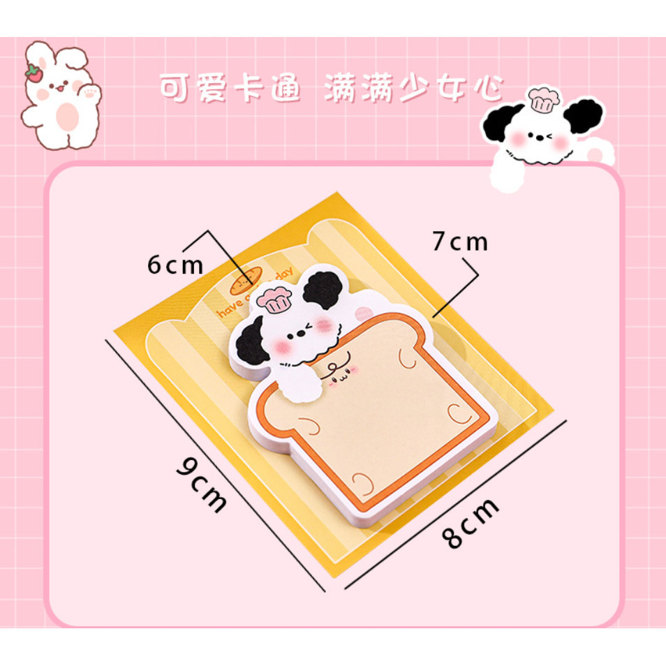 20/30pcs Cartoon Animals Cute Sticky Notes Note Paper Creative Bookmark Self-Adhesive Note Paper School 可爱便签本子(2378L) - Image 8