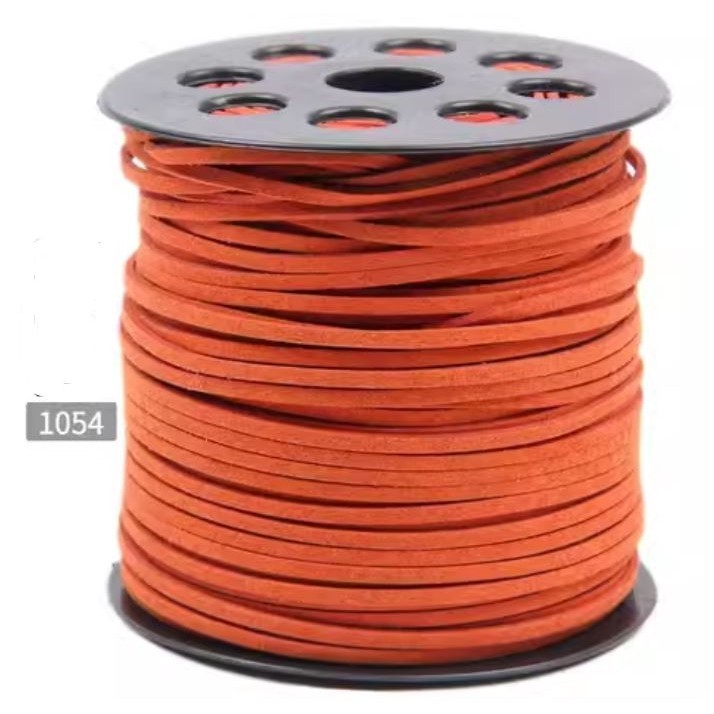 5/10yards 2mm Thread Tassel Bouquet Packing Material Rope Multi-colors Flat Faux Suede Korean Leather Cord彩色韩国绒皮绳(1574L) - Image 12