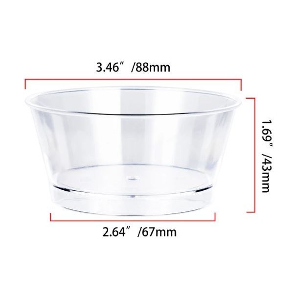 10pc Mousse Cup Pudding Cup Yogurt Cup Individual Container For Mousse Cake Pudding Yogurt Transparent with cover(2871L) - Image 11