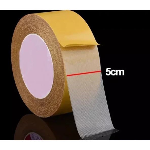 10M/20M Strong Self-adhesive Mesh Double-sided Tape Wedding Party Carpet Fixing Cloth Base Tape Household 双面布基胶带(1982L) - Image 14