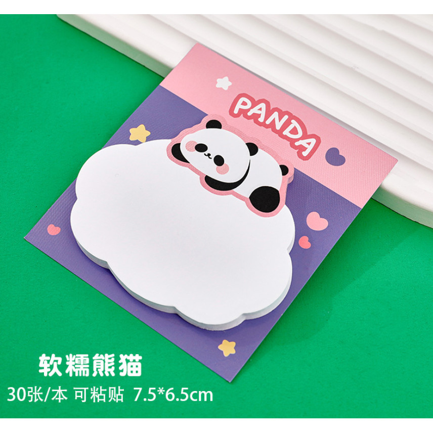 20/30pcs Cartoon Animals Cute Sticky Notes Note Paper Creative Bookmark Self-Adhesive Note Paper School 可爱便签本子(2378L) - Image 11
