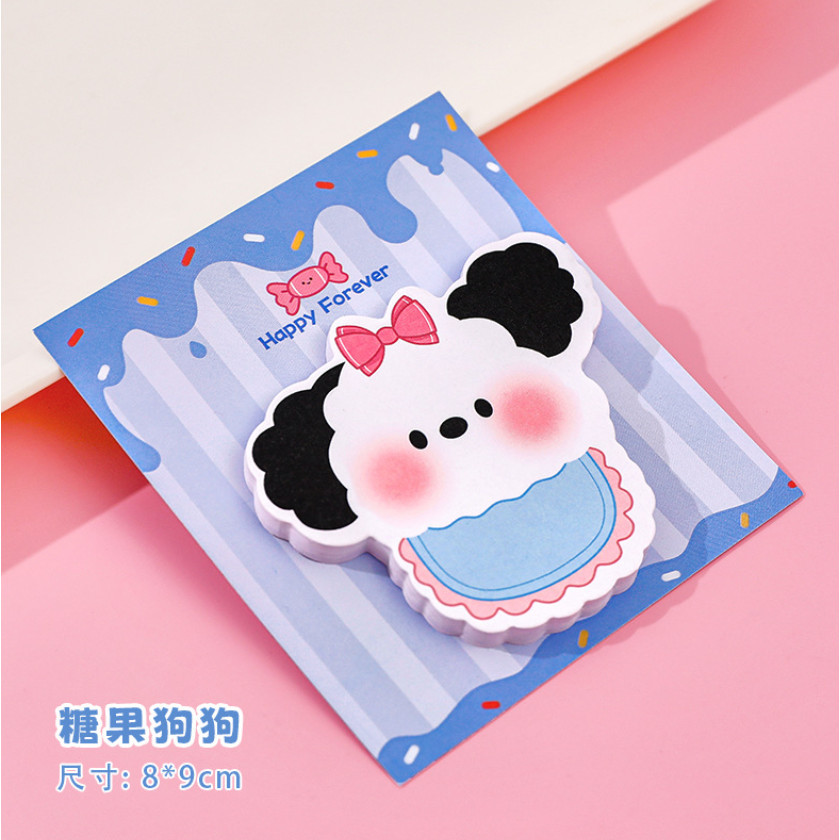20/30pcs Cartoon Animals Cute Sticky Notes Note Paper Creative Bookmark Self-Adhesive Note Paper School 可爱便签本子(2378L) - Image 18