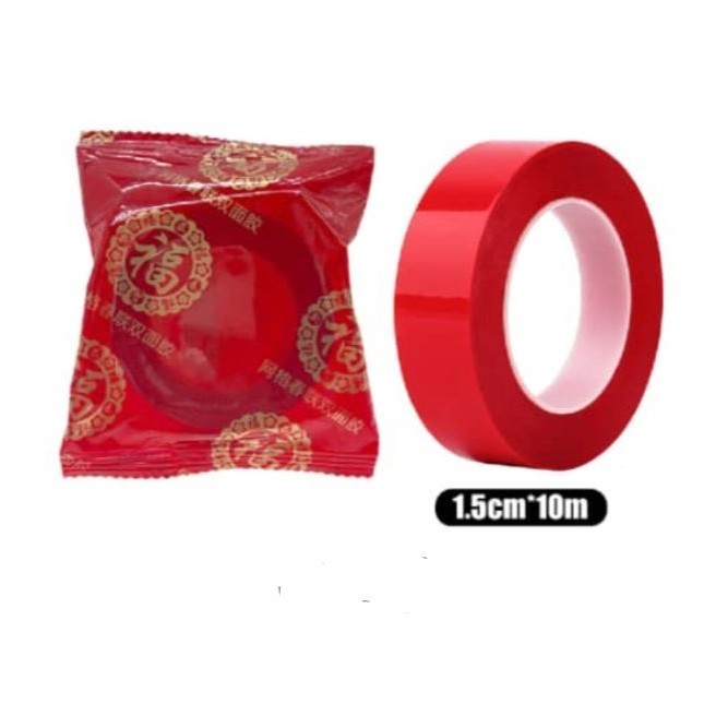Transparent Double Sided Tape Spring Festival Couplets Sided Tapes New Year Red Wall Stickers Chinese Decor(2788L) - Image 10