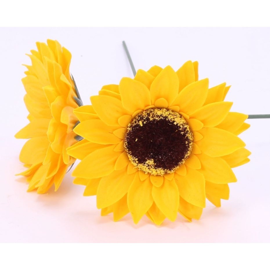 Sunflower Soap Flower Head Bouquet Gift Box Decor with Soap Flower DIY wedding Christmas decor (642L) - Image 7