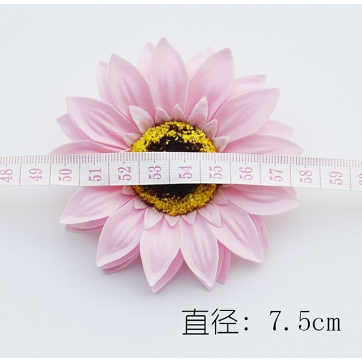 25pcs/box Sunflower Soap Flower Head Bouquet Gift Box Decor with DIY wedding Christmas home decor (644L) - Image 3