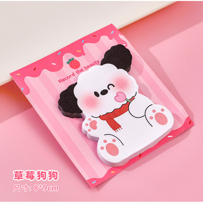 20/30pcs Cartoon Animals Cute Sticky Notes Note Paper Creative Bookmark Self-Adhesive Note Paper School 可爱便签本子(2378L) - Image 19
