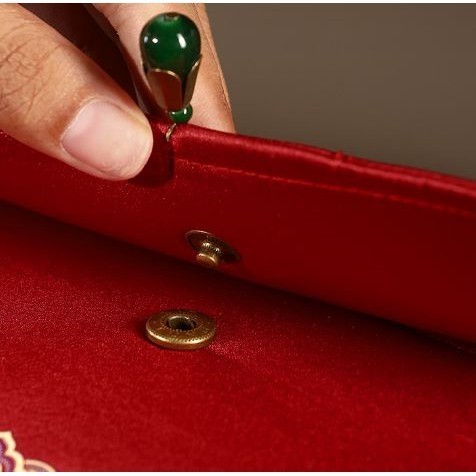 Traditional Brocade Red Envelope Personality Money Pocket New Year'S Blessing Bag Chinese Birthday Wedding Bag (2824L) - Image 6