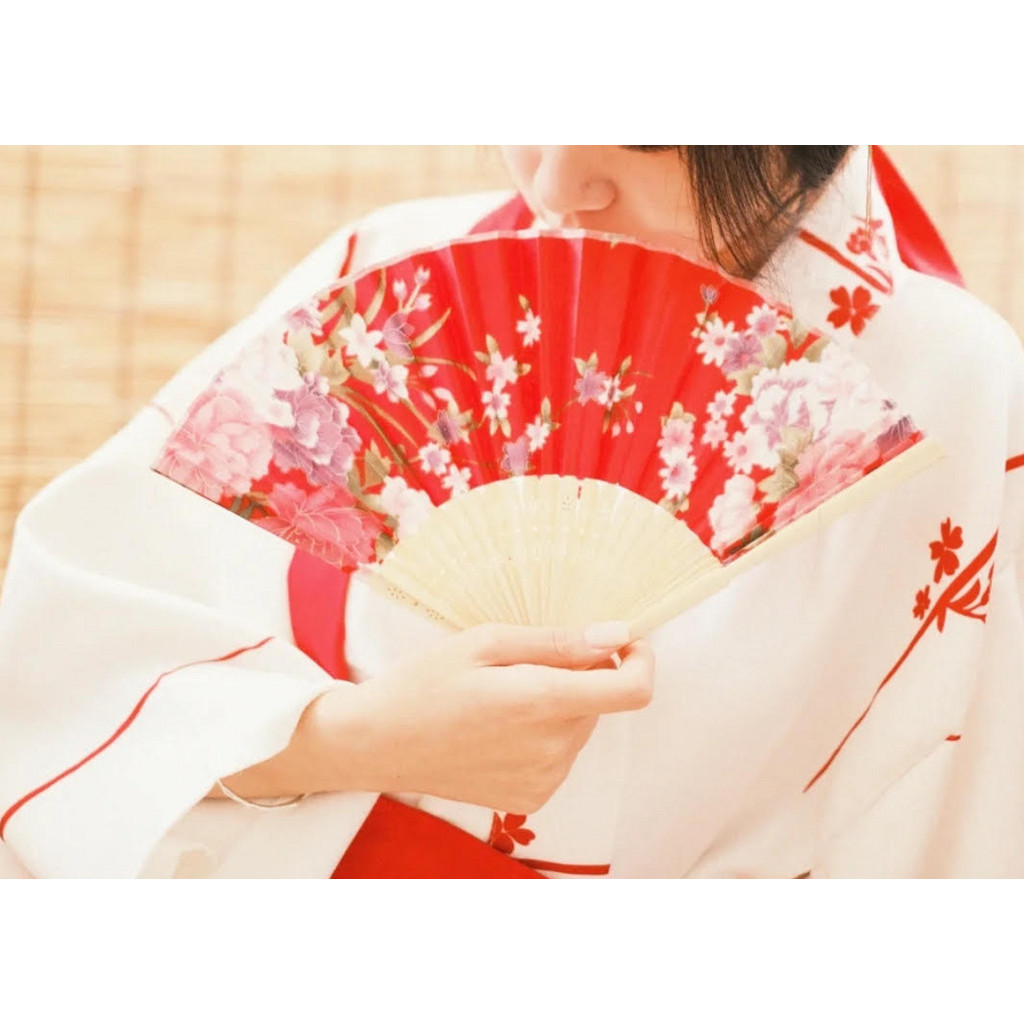 Classical Plastic Folding Fan Chinese Style Retro Hand Held Fan Floral Dance Performances Custom Fan Wedding (2839L) - Image 4