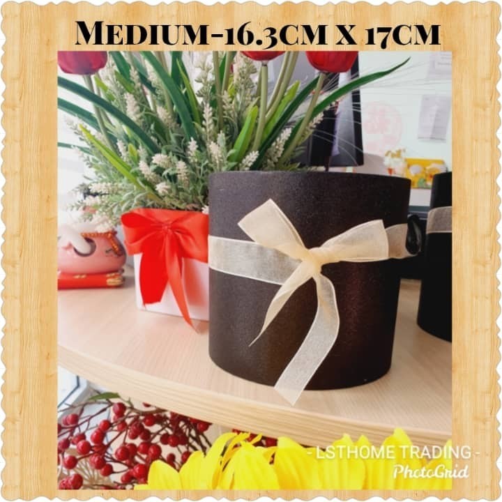 Flower Shimmer Box Round Cardboard Gift Boxes Wedding Party Rose Flower Packaging Decoration Valentine's Day Gift(2834L) - Image 13