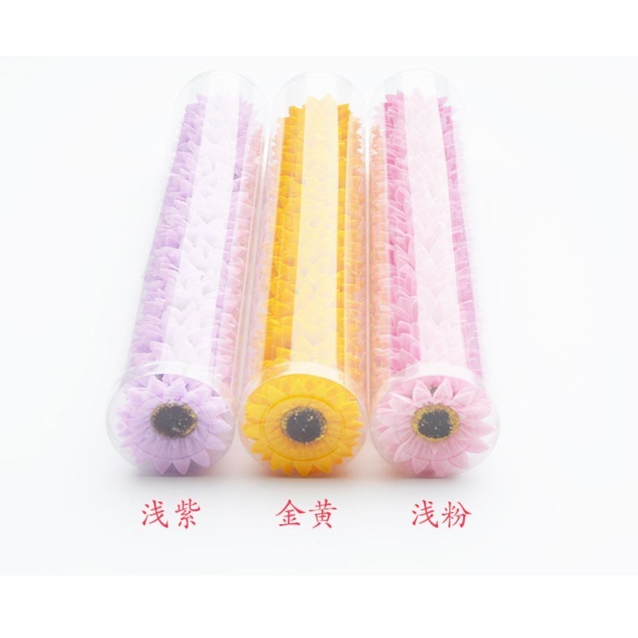 Sunflower Soap Flower Head Bouquet Gift Box Decor with Soap Flower DIY wedding Christmas decor (642L) - Image 5