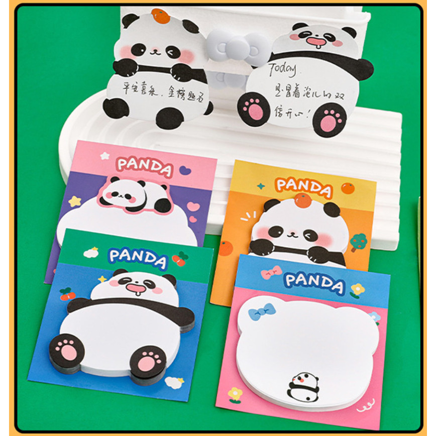 20/30pcs Cartoon Animals Cute Sticky Notes Note Paper Creative Bookmark Self-Adhesive Note Paper School 可爱便签本子(2378L)