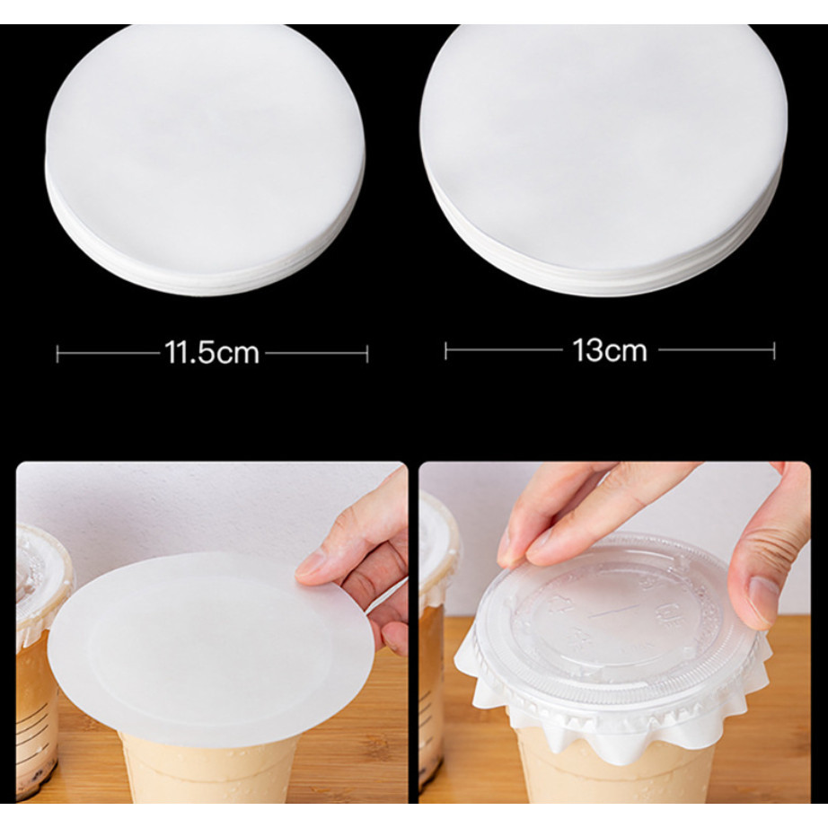 50pcs Round Patty Paper Non Stick Wax Paper Sheets Parchment Paper for Burger Round Shape Leak Proof Paper Film (1494L) - Image 7