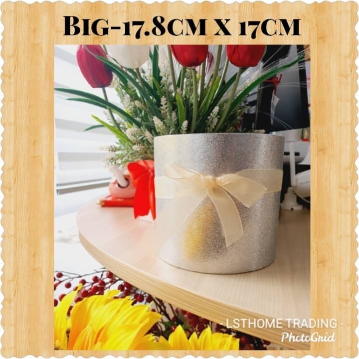 Flower Shimmer Box Round Cardboard Gift Boxes Wedding Party Rose Flower Packaging Decoration Valentine's Day Gift(2834L) - Image 7