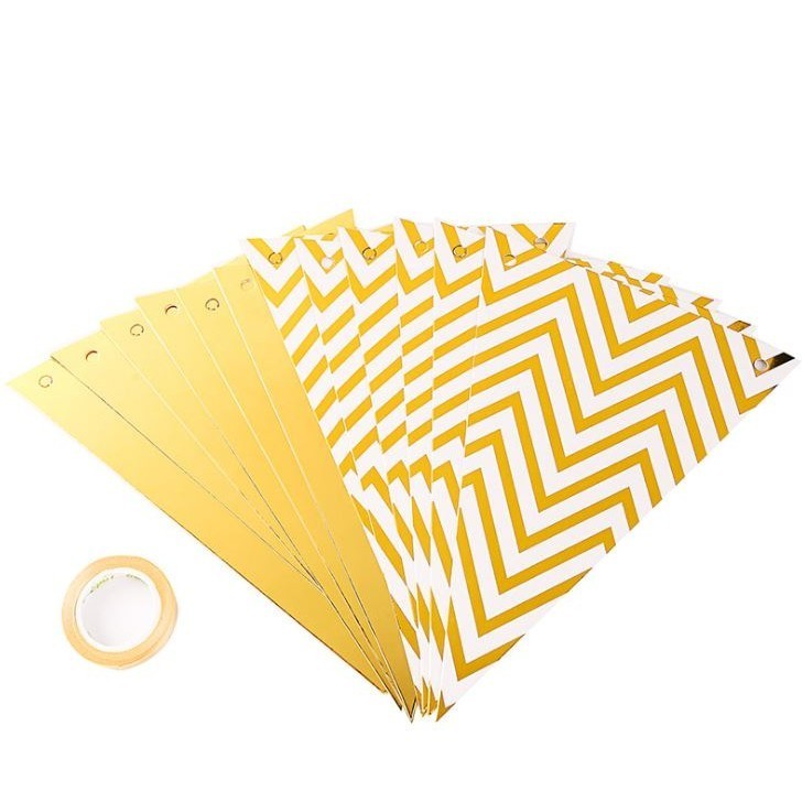 12 Flags 18cm Garlands Birthday Bunting Banners Pennant Baby Shower Wedding Garland Flags Party Decoration(678L) - Image 10