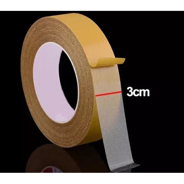 10M/20M Strong Self-adhesive Mesh Double-sided Tape Wedding Party Carpet Fixing Cloth Base Tape Household 双面布基胶带(1982L) - Image 12