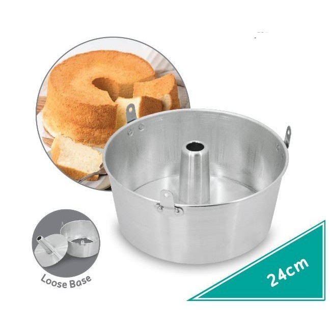 8/9/10inch Round Chiffon Cake Mold Aluminum Tube Pan Baking Cake Mould with Removable Bottom (2885L) - Image 11