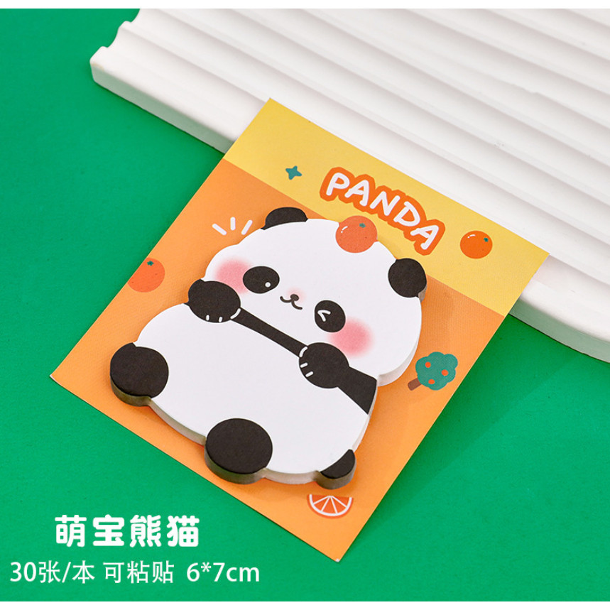 20/30pcs Cartoon Animals Cute Sticky Notes Note Paper Creative Bookmark Self-Adhesive Note Paper School 可爱便签本子(2378L) - Image 13